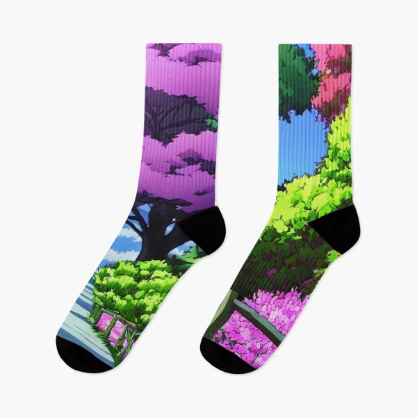Item preview, Anime Aesthetic,  includes bright colors and pattern  designed and sold by Art-of-AI.
