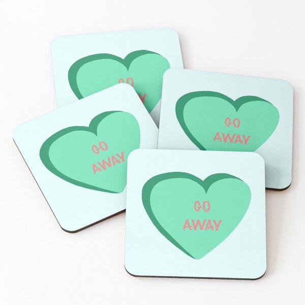 Item preview, Anti Valentine's Day Heart Candy - Go Away designed and sold by Fynno.