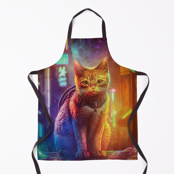 Item preview, Stray Cat Game Cyberpunk designed and sold by MarinaLexaArt.