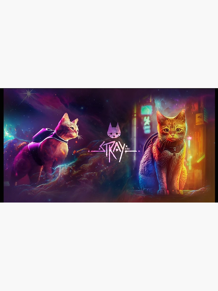 Stray Cat Game Cyberpunk  Mouse Pad for Sale by MarinaLexaArt