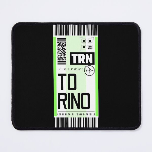 Item preview, TURIN TORINO TRN classic luggage tag stickers designed and sold by LeddsoDello.
