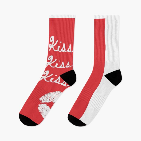 Item preview, Kiss Me Kiss Me Kiss Me Print Red and White designed and sold by Femme Pastel Collective.