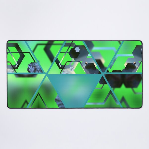 Item preview, Green Geometric Digital Prism designed and sold by Mike Rittenhouse.