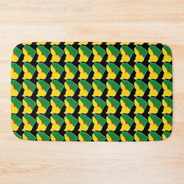 Item preview, Guyana map flag color designed and sold by West indian touch.