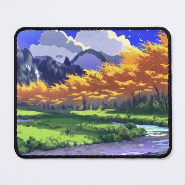 Item preview, Fall Majestic Anime Background designed and sold by Art-of-AI.