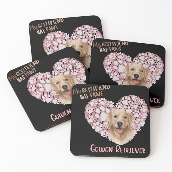 Item preview, My Best Friend has Paws, Golden Retriever  designed and sold by Fhfarms.