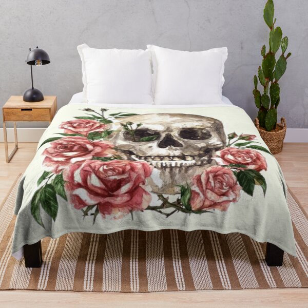 Item preview, A skull among the roses designed and sold by BestFashion4u.
