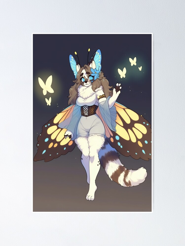 Furry Moth  Poster for Sale by kamionari