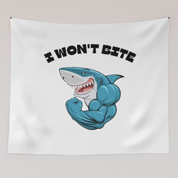 Item preview, Shark won't bite designed and sold by Rileks.