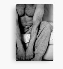 Cut by girlfriend for using drugs Canvas Print