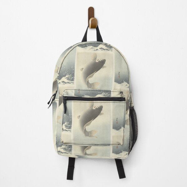 Item preview, Ohara Koson Jumping carp designed and sold by TeeARTHY.