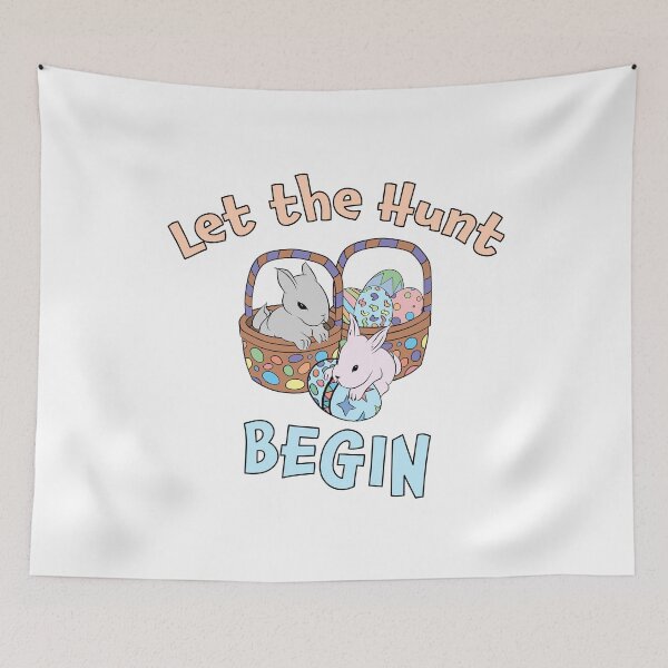 Item preview, Let the Hunt Begin Easter Bunny designed and sold by CreativeDraws42.