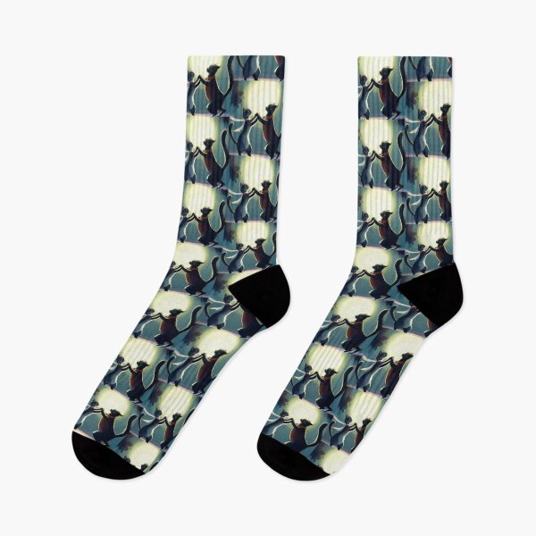 Item preview, Dancing Cats Under the Moonlight designed and sold by catontheroof.