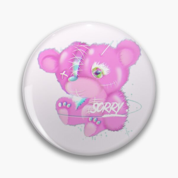 Item preview, 'Just sorry in advance' Pink Bear T-Shirt & Sticker designed and sold by Rodayna Elnaggar.