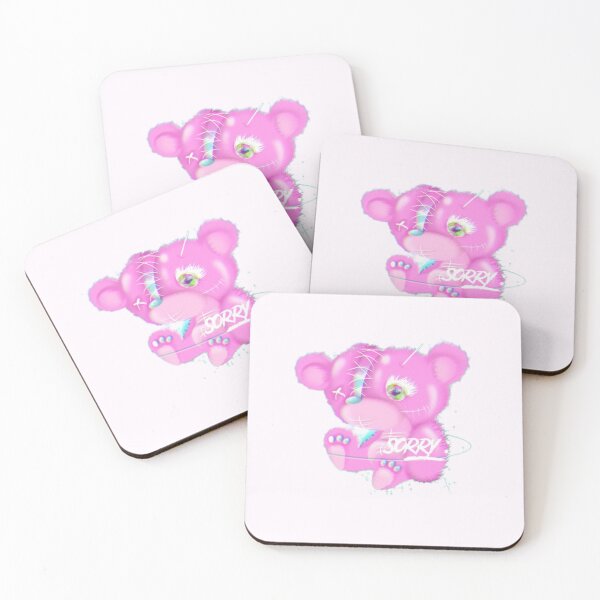 Item preview, 'Just sorry in advance' Pink Bear T-Shirt & Sticker designed and sold by Rodayna Elnaggar.