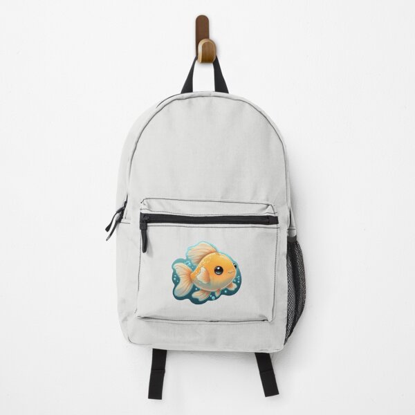 Vista previa del artículo con la obra «Linda mascota Goldfish en el agua», diseñado y vendido por CutePlanetEarth.