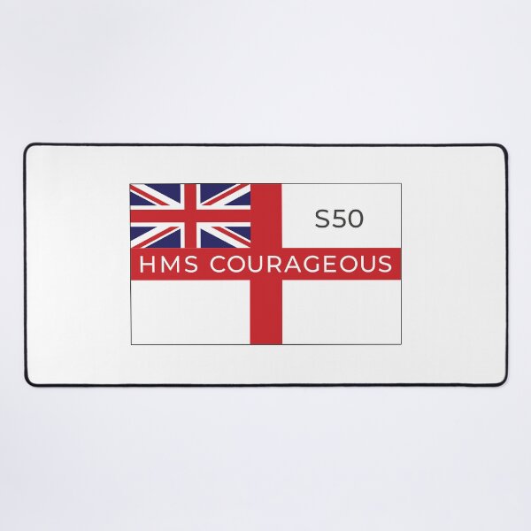 Item preview, HMS Courageous S50 On British White Ensign - British Navy Churchill Class Submarine. designed and sold by Stuart Jones.