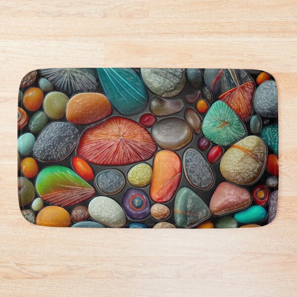 Item preview, Abstract Beach Pebbles 3 designed and sold by Rocky Mountain Artistry.