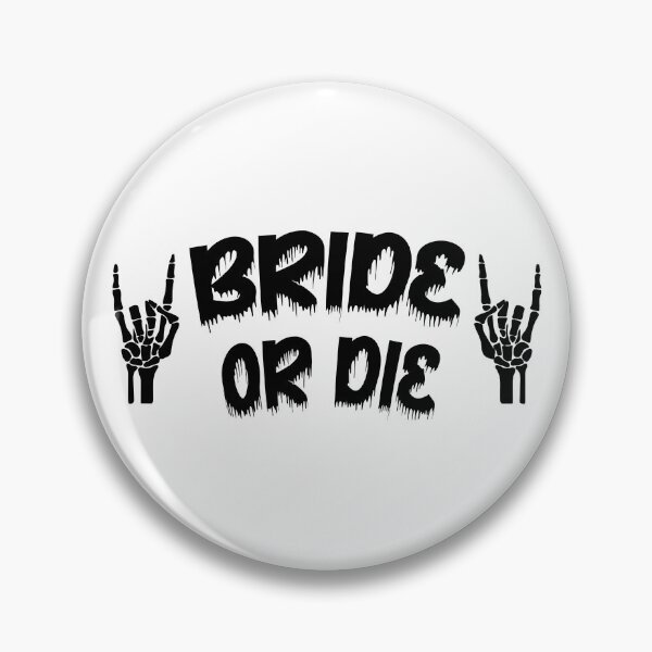 Item preview, BRIDE OR DIE - SKELETON HANDS - original design designed and sold by marina ralston.
