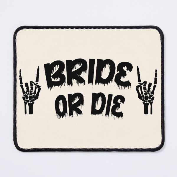Item preview, BRIDE OR DIE - SKELETON HANDS - original design designed and sold by marina ralston.