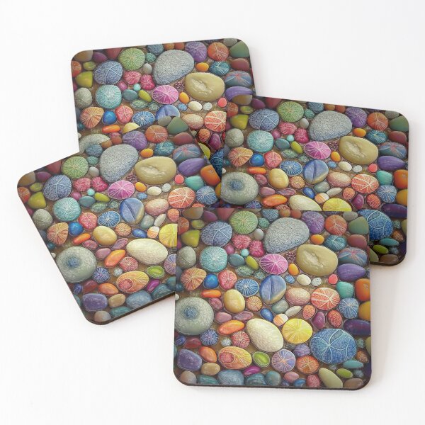 Item preview,  Abstract Beach Pebbles 2 designed and sold by Rocky Mountain Artistry.