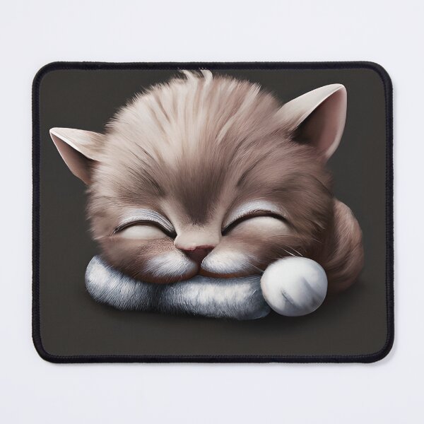 Item preview, Adorable Sleeping Kitten designed and sold by Poetic Patterns Studio.