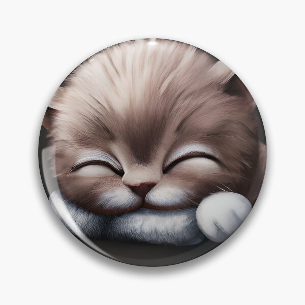 Item preview, Adorable Sleeping Kitten designed and sold by Poetic Patterns Studio.