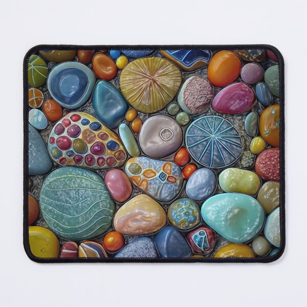 Item preview,  Abstract Beach Pebbles 1 designed and sold by Rocky Mountain Artistry.