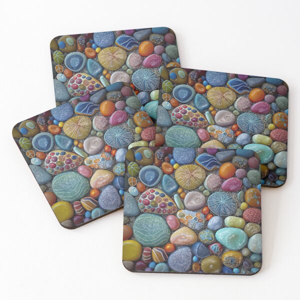 Item preview,  Abstract Beach Pebbles 1 designed and sold by Rocky Mountain Artistry.