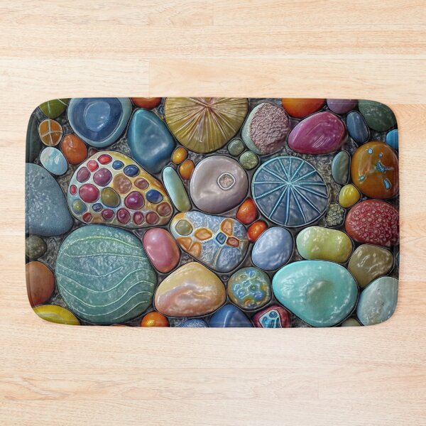 Item preview,  Abstract Beach Pebbles 1 designed and sold by Rocky Mountain Artistry.