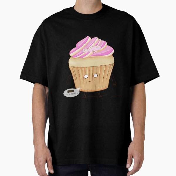 Sassy Cupcake Oversized T-Shirt