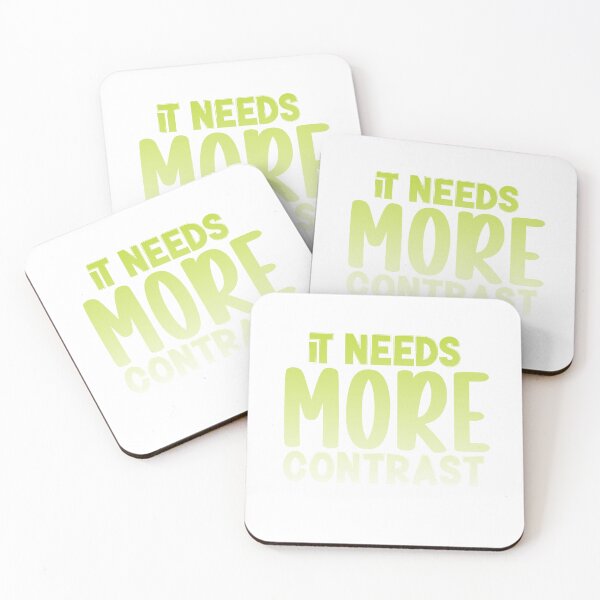Item preview, It Needs More Contrast Art Teacher Green  designed and sold by ErinReneTaylor.