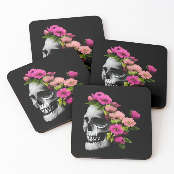 Item preview, Flowers growing out of skull designed and sold by gramizzia.