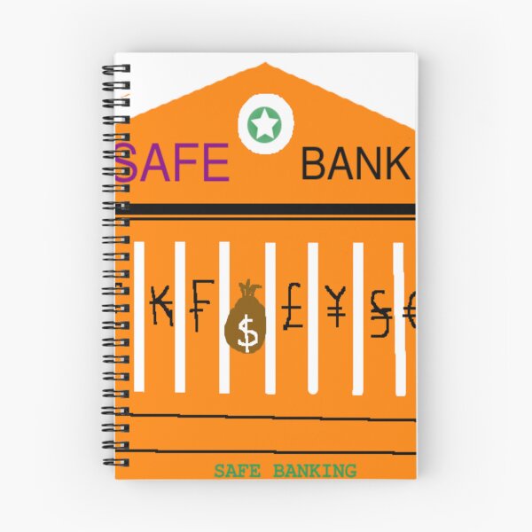 Item preview, Orange Safe Bank Pattern designed and sold by 3triadstore.