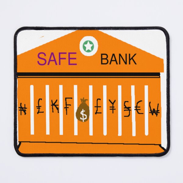Item preview, Orange Safe Bank Pattern designed and sold by 3triadstore.