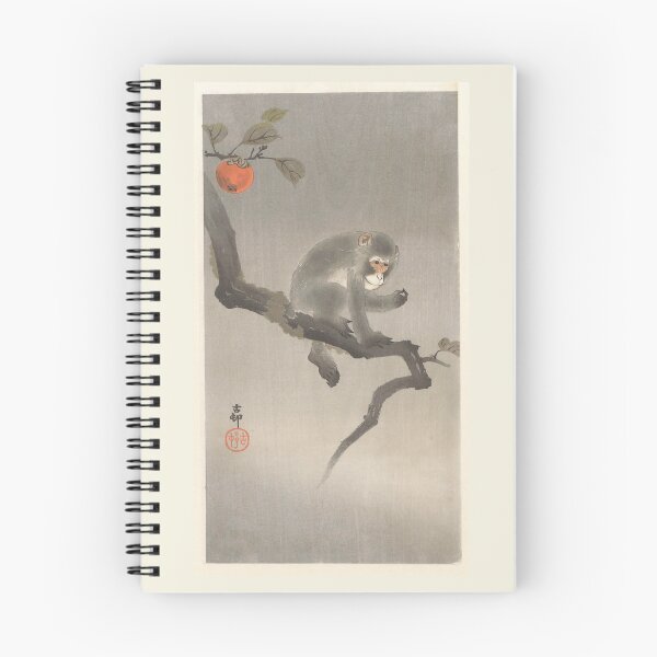 Item preview, Ohara Koson Monkey in kaki tree designed and sold by TeeARTHY.