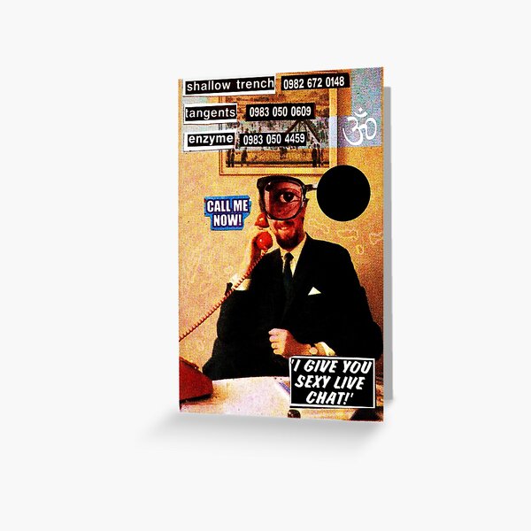 Call Me Now. Greeting Card