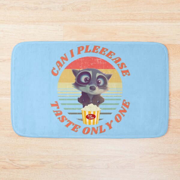 Item preview, a cute raccoon loves pop corn designed and sold by Animal world designs.