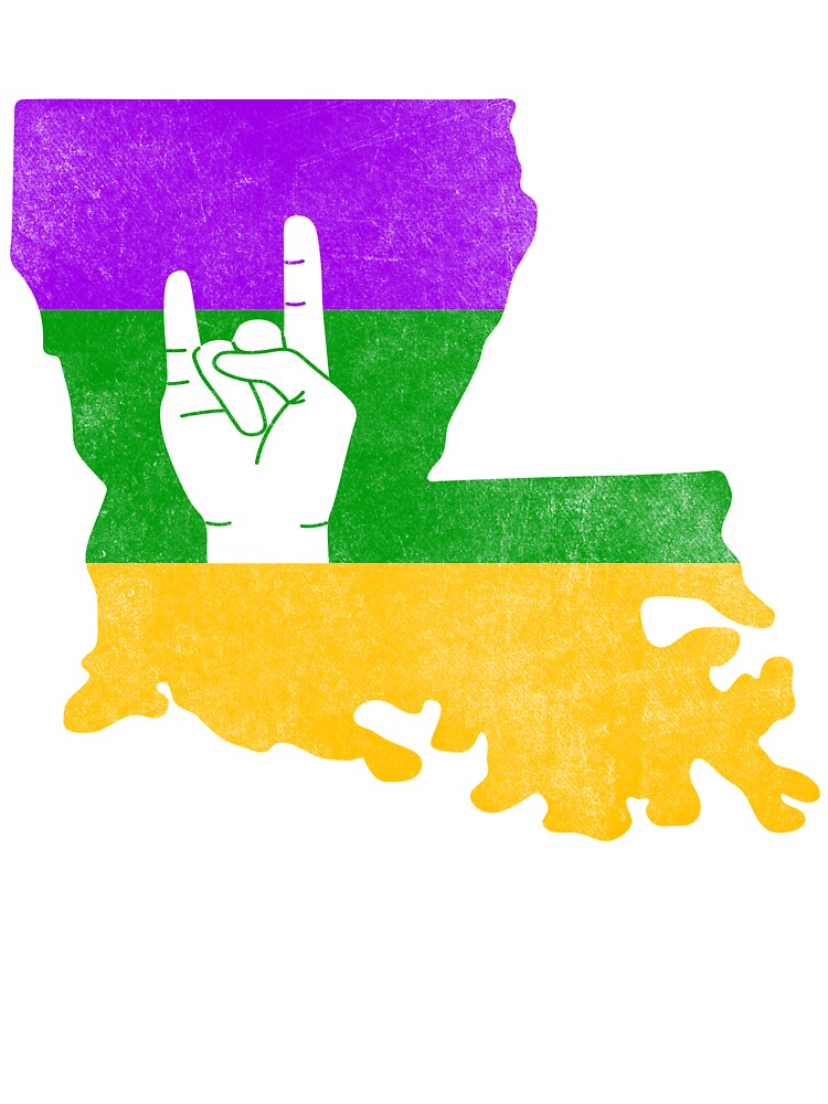 Louisiana State Flag - Louisiana Flag New Orleans Mardi Gras T-shirt