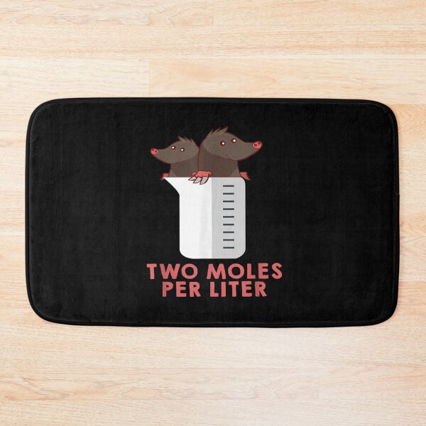 Item preview, Two Moles Per Liter Funny designed and sold by loutfileo.