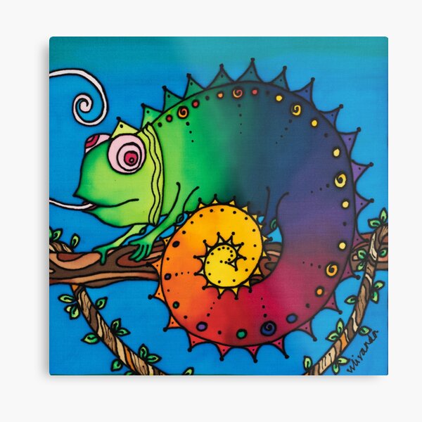 George and his Amazing Technicolor Dreamcoat Metal Print
