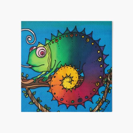 George and his Amazing Technicolor Dreamcoat Art Board Print