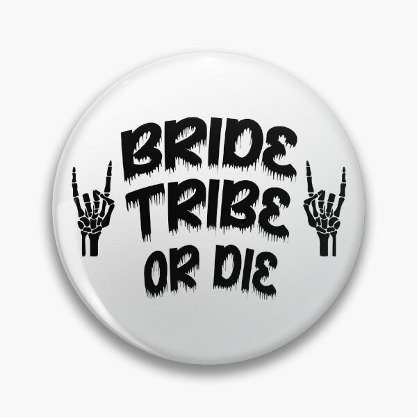 Item preview, BRIDE TRIBE OR DIE - SKELETON hardcore HANDS - original design designed and sold by marina ralston.