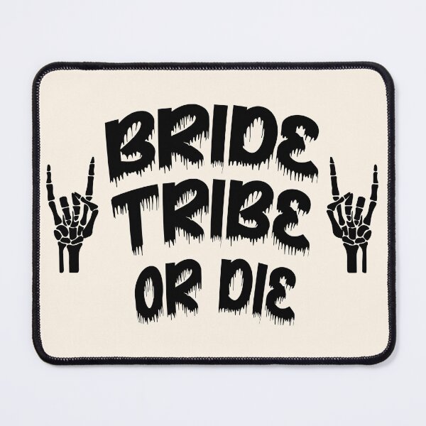Item preview, BRIDE TRIBE OR DIE - SKELETON hardcore HANDS - original design designed and sold by marina ralston.