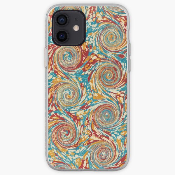 Book art: marbled endpapers – State Library Victoria iPhone Soft Case