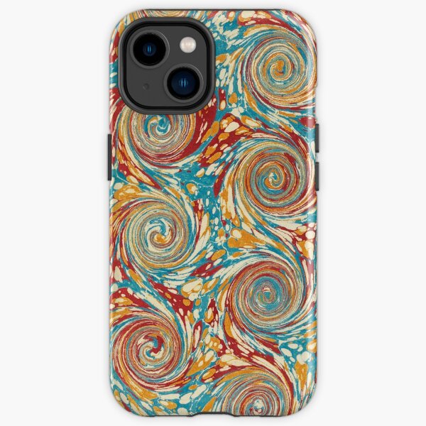 Book art: marbled endpapers – State Library Victoria iPhone Tough Case