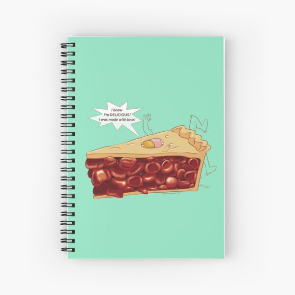 Pie Pitching a Fit Spiral Notebook