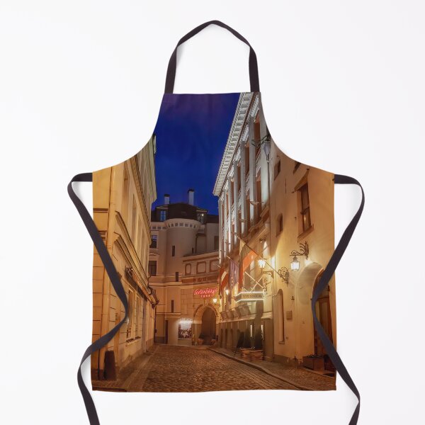 Item preview, Ancient Cobblestone City Streets at Nighttime in Riga, Latvia designed and sold by SafariByMarisa.