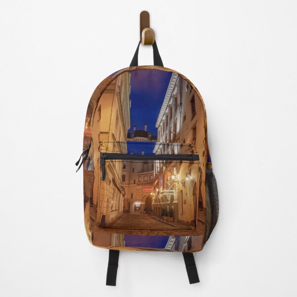 Item preview, Ancient Cobblestone City Streets at Nighttime in Riga, Latvia designed and sold by SafariByMarisa.
