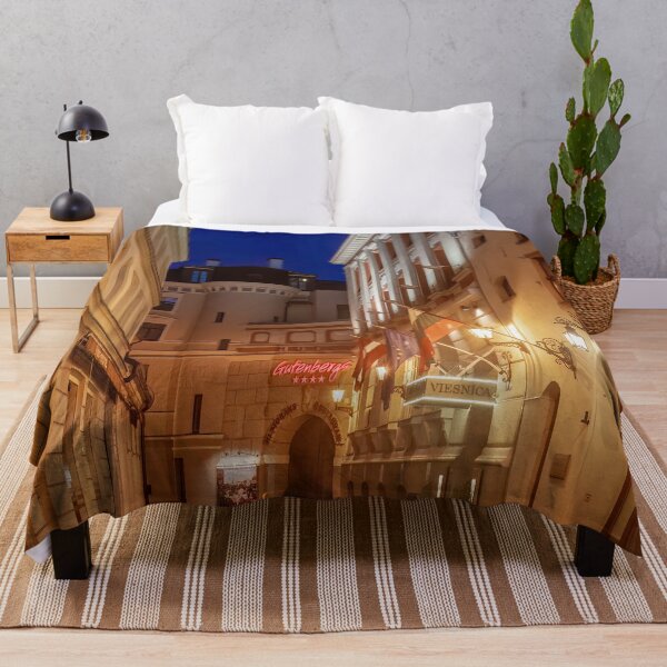 Item preview, Ancient Cobblestone City Streets at Nighttime in Riga, Latvia designed and sold by SafariByMarisa.